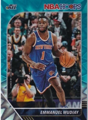 2019-20 NBA HOOPS TEAL EXPLOSION PARALLELS EMMANUEL MUDIAY UTAH JAZZ - D1085 - Image 1 of 2