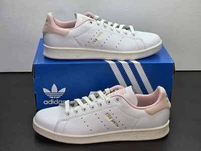 Adidas Stan Smith Women's Size 7.5 Athletic Shoes White Pink Training Sneakers - Image 1 of 4