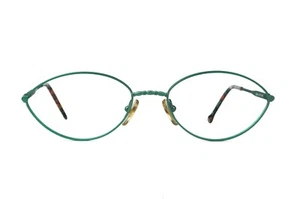 Women's Club LA 6301 Diamond Sea Green Metal 51-17-135 Eyeglasses 90s France NOS - Picture 1 of 2