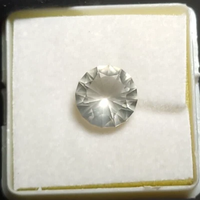 Smokey Quartz Hand Cut Round Natural Loose Gemstone (2.4 ct.) (9.1 mm) - Image 1 of 4