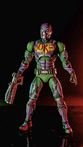Custom Mafex Jokerized Joker Red hood Batman Villain Dc Comics Action Figure Cover