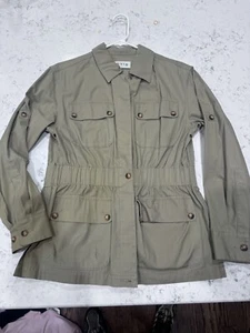Orvis Women’s Lightweight Khaki Safari Jacket Size 6 Button Down - Picture 1 of 6