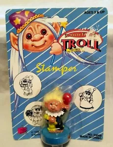 Norfin Troll Stamp 1992 The Original Troll - Clown - Collectible - Rare - Picture 1 of 1