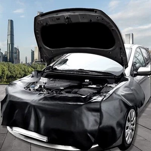 3PCS Magnetic Car Fender Cover Mudguard Protector Foldable Magnetic Mat Pad - Picture 1 of 13
