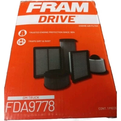 FRAM Drive For Chevy Colorado GMC Engine Air Filter High Performance FDA9778 Foto 1 de 2
