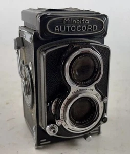 MINOLTA Autocord Modelo L Cámara TLR Mediana 75mm f3.5 Lente Rokkor De Colección Años 50 - Imagen 1 de 16