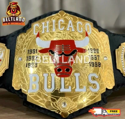 Cinturón Campeonato NBA Chicago Bulls Tamaño Adulto en Zinc 2mm 4mm Foto 1 de 4