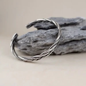 Viking Armreif mit Flechtmuster - Bild 1 von 10