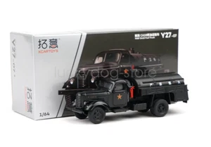 XCARTOYS 1:64 Scale Black FAW CA10 Fuel Tanker Truck Model Diecast Metal Car - Picture 1 of 10