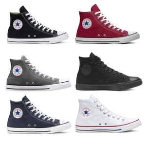 Converse High Top Trainers All Star Optical Chuck Taylor Canvas Adults Shoes - Picture 1 of 25