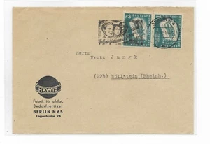 DDR / Mi.-Nr. 280 (2) als portoger. MeF auf Brief m. Werbe-Masch.-Stempel  - Bild 1 von 2