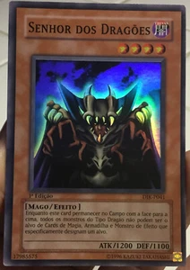 YuGiOh SENHOR DOS DRAGOES Lord Of D Spellcaster HOLO Super RARE DIK-P041 - Picture 1 of 2