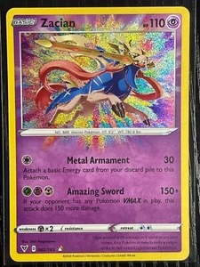 Zacian 082/185 (Amazing Rare) Vivid Voltage Near Mint Pokemon TCG - Picture 1 of 1