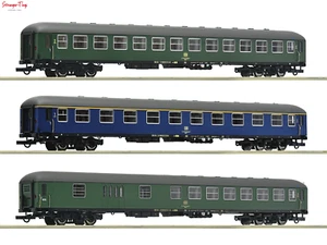 Roco DB D377 Hispania Express Coach Set (3) IV 1:87 Scale, HO Scale - Picture 1 of 1
