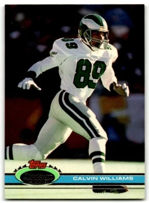 1991 Topps Stadium Club Calvin Williams #117 Philadelphia Eagles - Image 1 of 2