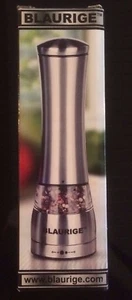 Blaurige Classic Modensa Gourmet Manual Pepper Spice Mill 14029 Stainless Steel - Picture 1 of 4