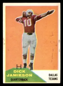 1960 Fleer Football #5 Dick Jamieson VG/EX - Picture 1 of 2