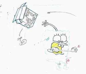 SPECIALE MIKE'S VAULT BEST PROD SPONGEBOB DISEGNO CEL" #9781 "SIRENA" - Foto 1 di 4
