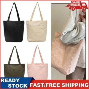 Borsa donna nylon tote bag casual manico superiore impermeabile tinta unita hobo bag shopper bag - Foto 1 di 15