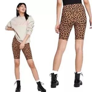 Wild Fable Leopard print Biker Shorts Small - Picture 1 of 8