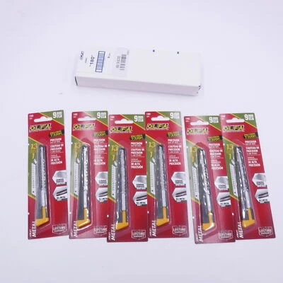 6 Pack Olfa 9mm, 3/8" 13 Section Precision Snap-Off Knife 1805001
