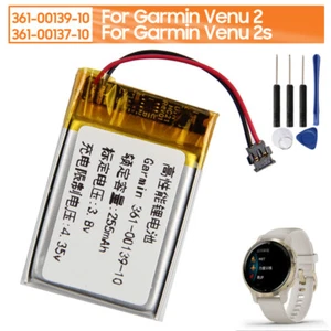 New Original Watch Battery 361-00137-10 For Garmin Venu 2 Venu 2s 361-00139-10 - Picture 1 of 9