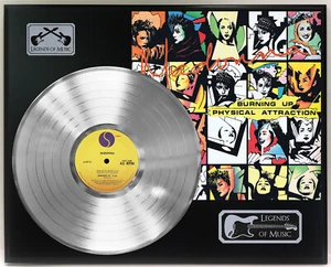 Madonna - Burnin Up Silver LP Record Plaque Display - Picture 1 of 3