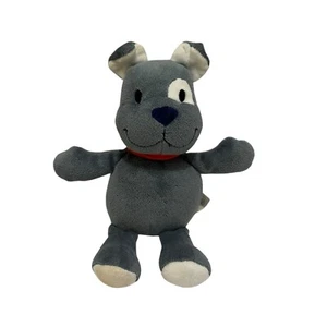 Carters Just One You Plush Gray Bulldog Puppy Dog Baby Toy Orange Collar 2012 - Picture 1 of 11