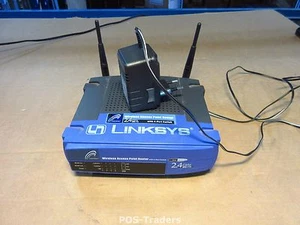 INCL PSU Linksys BEFW11S4 2x Antenna Wireless Router IEEE 802.3/3u IEEE 802.11b - Afbeelding 1 van 3