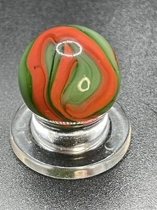 Alley Agate Marble Alley Coral Marble Vintage Marbles 0.591” - Picture 1 of 12