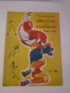 1953 OHIO STATE VS CALIFORNIA COLLEGE FOOTBALL PROGRAM - TUB BN-19 - Picture 1 of 4