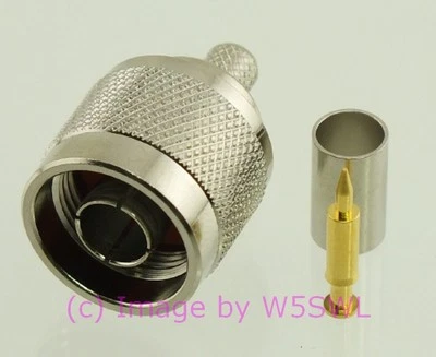 BY W5SWL ® N Male Coax Connector Crimp RG-59 by W5SWL