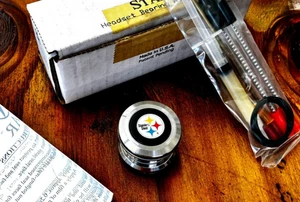 Nuevos auriculares sin rosca STAR raros - acero inoxidable de 1 1/8" - vintage nuevos - EE. UU. - Imagen 1 de 9