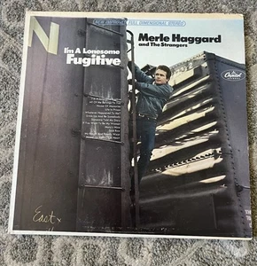 Merle Haggard "I'm a Lonesome Fugitive " ST2702 Vinyl record stereo Vintage VG+ - Picture 1 of 3