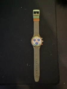 Swatch Jelly Stag Chrono Uhr, Vintage 1993, Sammlerstück. funktioniert nicht - Bild 1 von 3