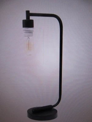 Diseños simples 19 pulgadas Lámpara de escritorio linterna industrial negra estilo antiguo Bronson Foto 1 de 4