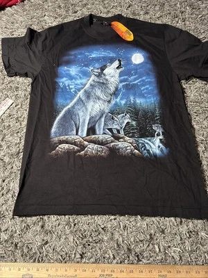 Camiseta Rock Eagle Hombre Talla XL Estilo Vintage Lobos Aulladores Nueva Con Etiquetas Foto 1 de 4