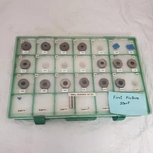 Lot of Precision Drill Bushing Kit for Metalworking D4 Series with Case - Picture 1 of 6