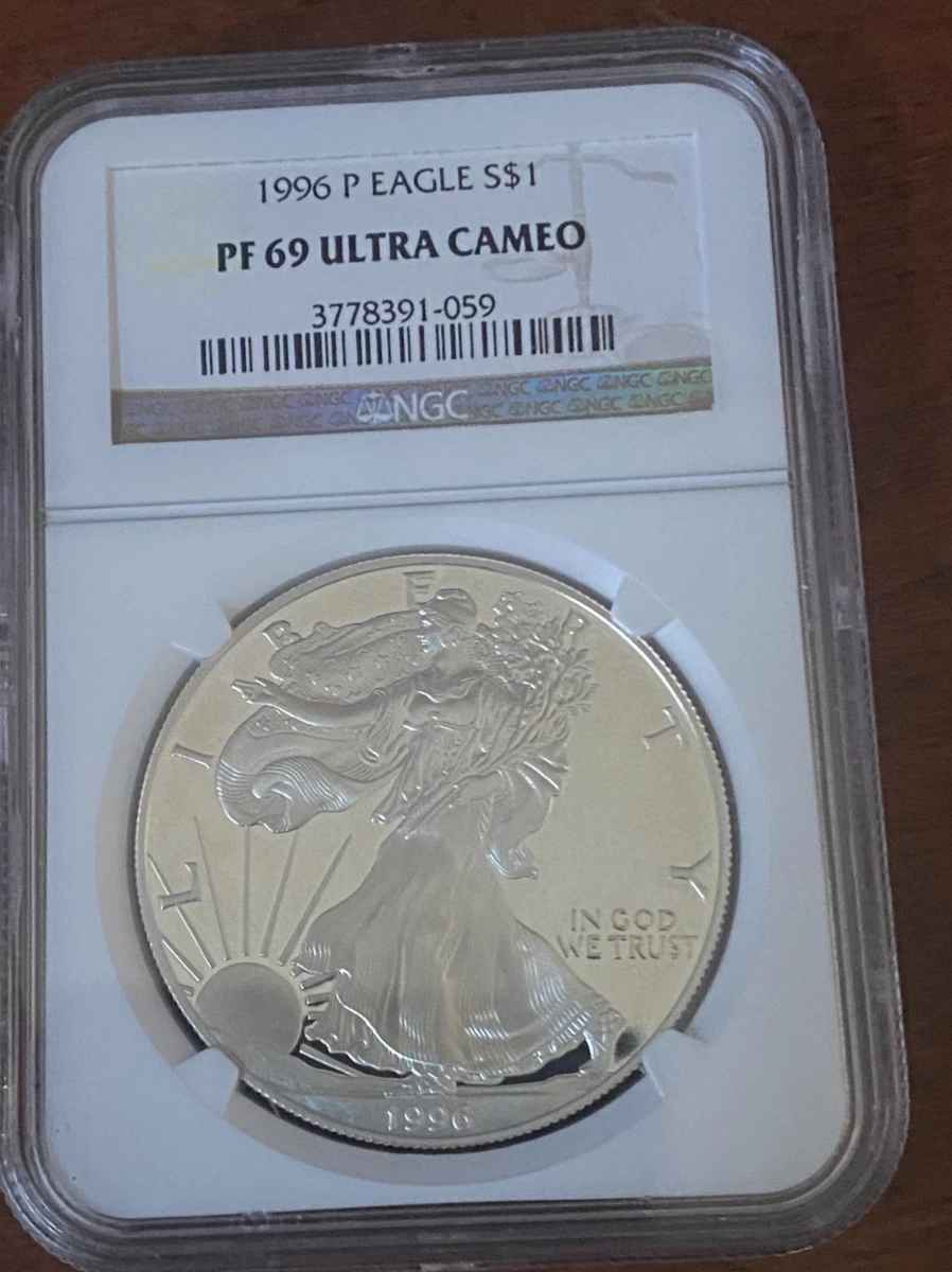 1996 American Eagle Grade PR 69 Silver Bullion Coins for sale | eBay