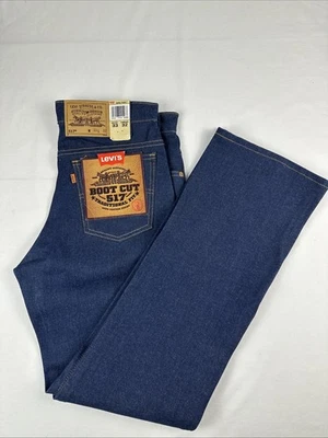 Vintage Levis 517 Jeans Mens 33X32 Orange Tab Bootcut Raw Denim NWT 1997 USA - Image 1 of 4