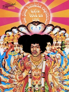 Jimi Hendrix Axis Bold As Love Guitar Tab Vocal Bass Drum Rock Sheet Music Book - Picture 1 of 1