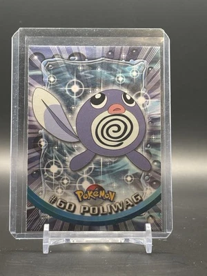 Topps Pokemon Poliwag #60 1999 edición de animación de televisión logotipo verde no holográfico casi nuevo Foto 1 de 2