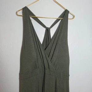 Soma Weekend XXL Grün Neckholder Criss Cross Lang Sommer Freizeit Maxikleid - Bild 1 von 9