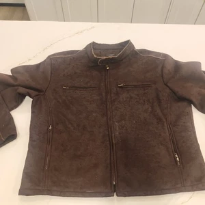 used vintage motorcycle jackets for mens Faux Suede, LIGHTWEIGHT Structure - Picture 1 of 12