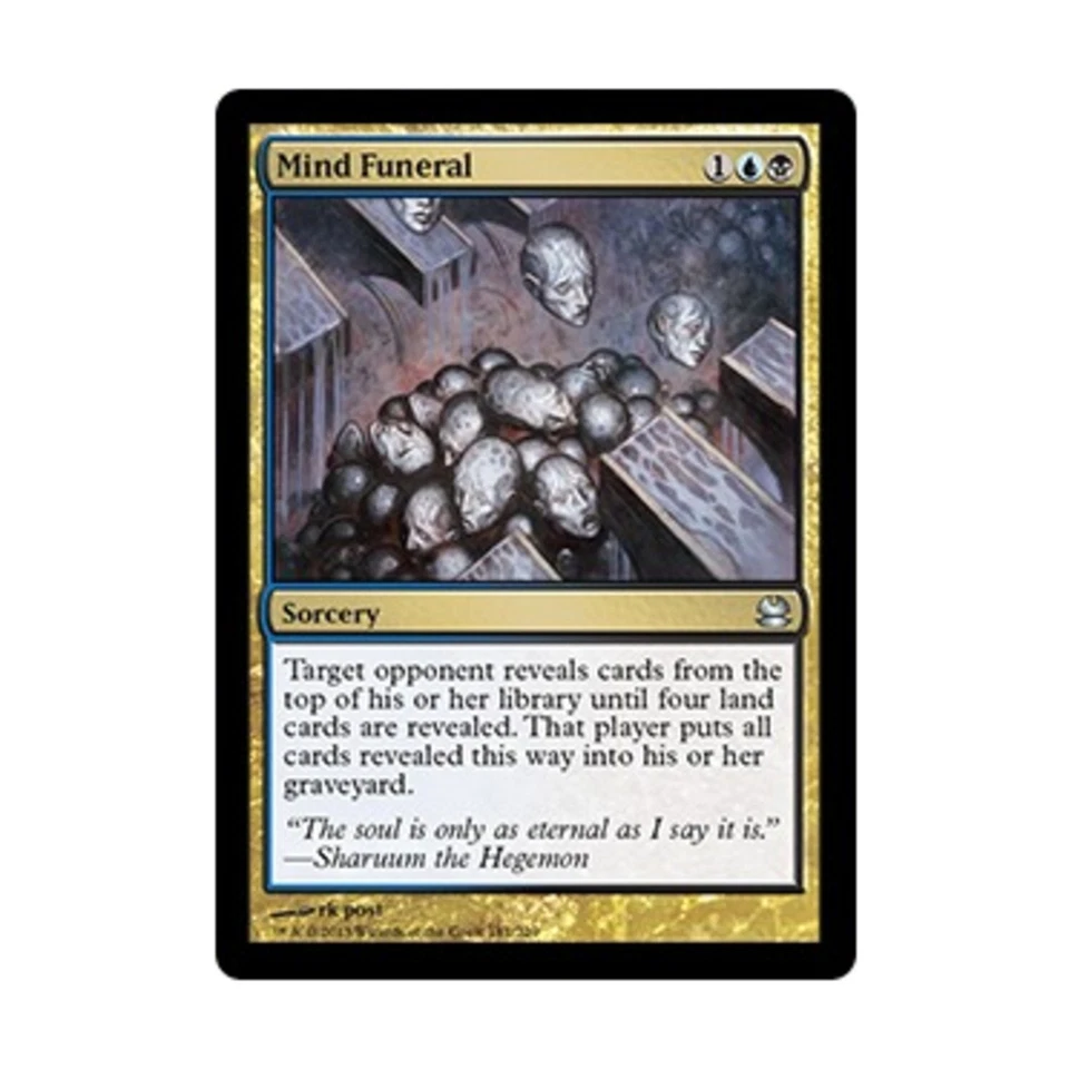 WOTC MtG Modern Masters 2013 Mind Funeral (U) (Foil) NM - Image 1 of 1