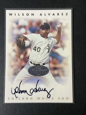 Leaf Signature Series 1996 - Autógrafos Wilson Álvarez plata (AU) Foto 1 de 2