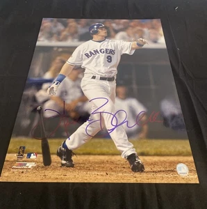 Hank Blalock Signed 16x20 Texas Rangers All Star Game Home Run Rare Blue - Picture 1 of 2