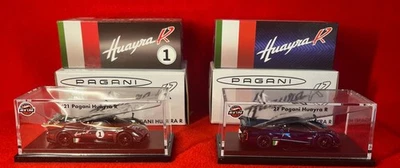 2 x HOT WHEELS, RLC, PAGANI HUAYRA R, BLACK & BLUE. BOXED POSTAGE - Image 1 of 4