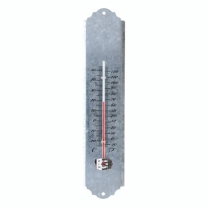 Altzink Thermometer Temperaturmesser Gartenthermometer Außen Garten 30 cm - Bild 1 von 2