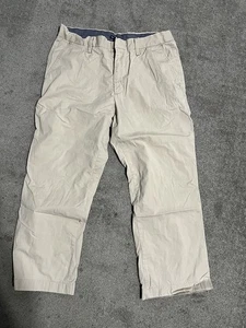 Gap Beige Herren - Hose Größe 34x26 gesäumt gerades Bein 100% Baumwolle Distresse - Bild 1 von 6